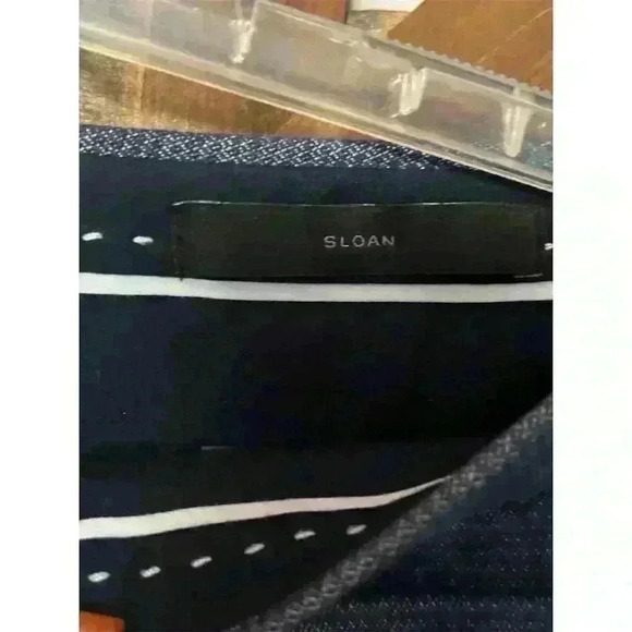 Banana Republic Women's Sloan Cropped Pants Blue Size 6 Petites - Picture 4 of 8